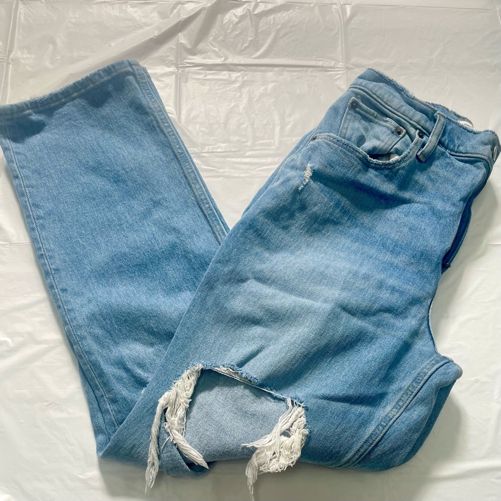 Abercrombie & Fitch 90s Straight Ultra High Rise Jeans Women’s Curve Sz 28/6s